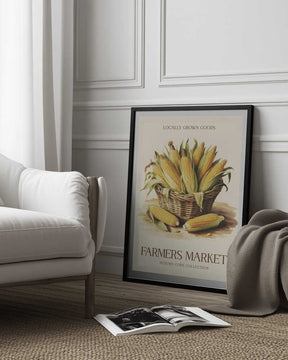 Farmers Market Corn Poster