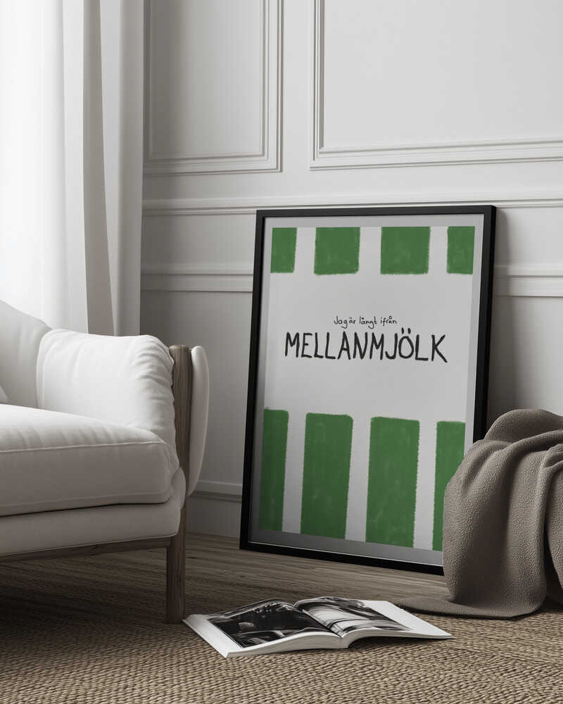 Mellanmjölk Poster