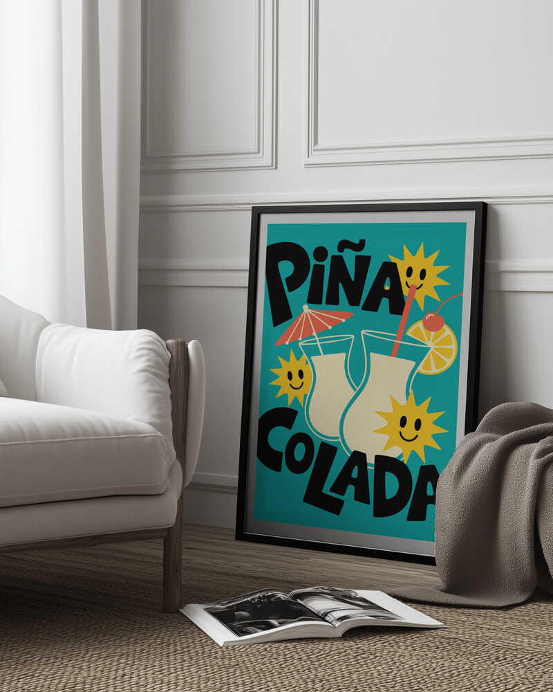 Sunny Pina Colada Poster