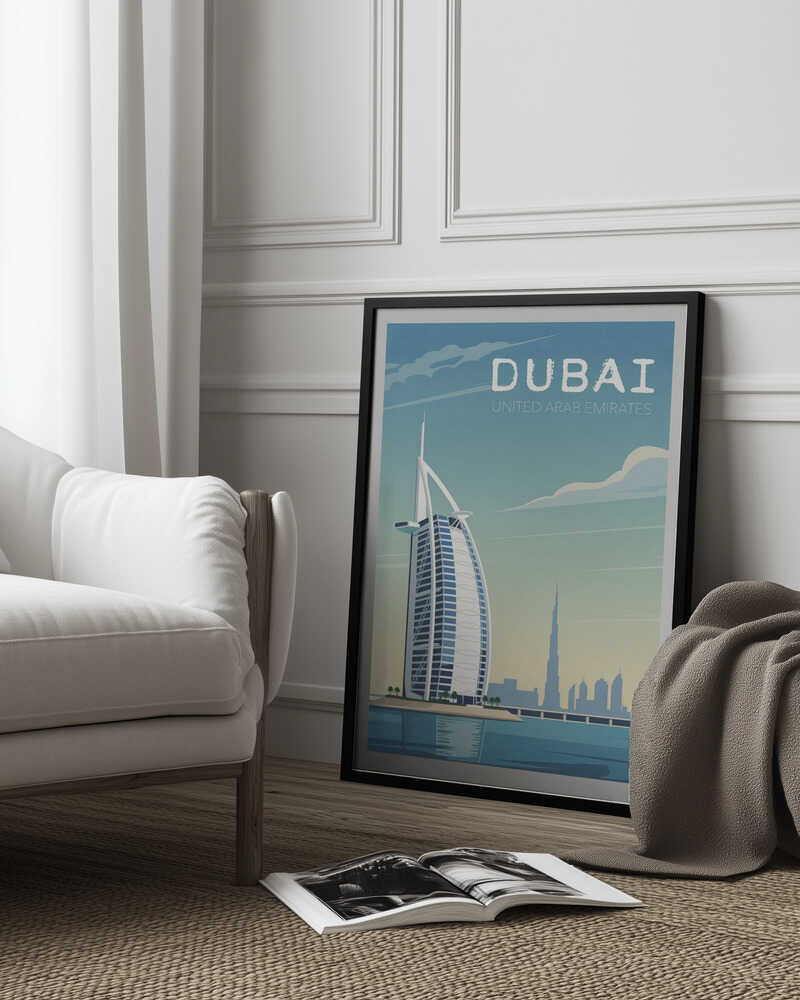 Dubai Travel Poster Poster