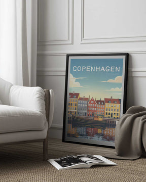 Copenhagen Travel Poster Poster