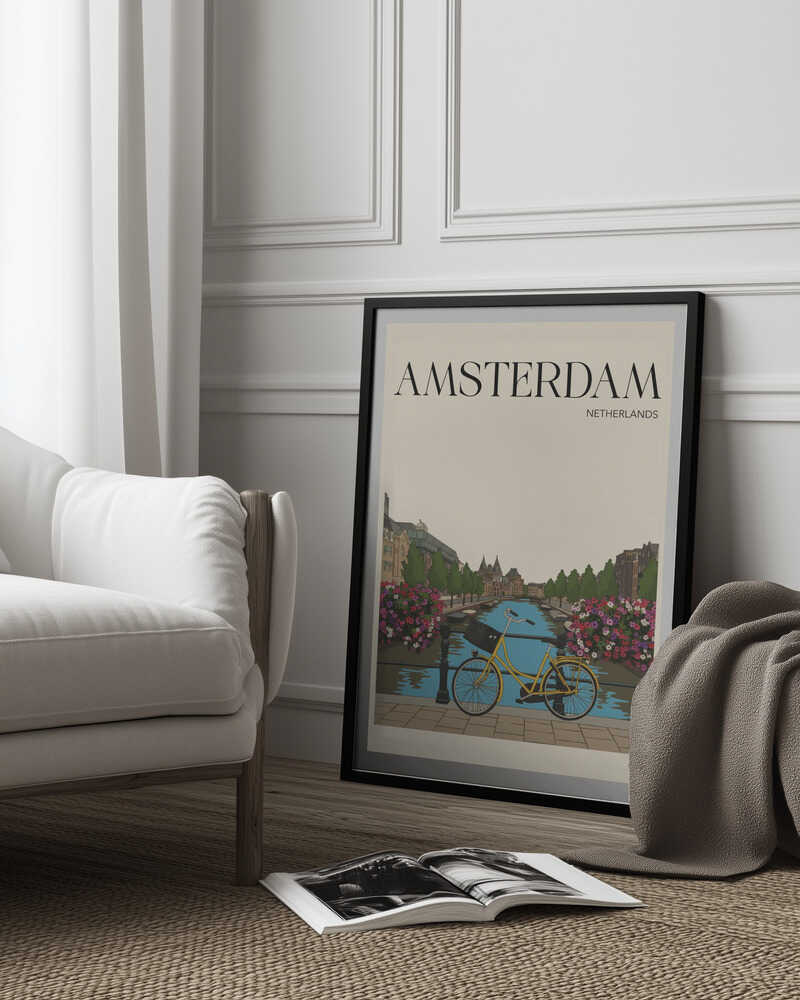 Amsterdam Travel Poster Poster