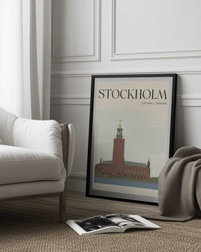 Stockholm City Hall Travel Poster Poster