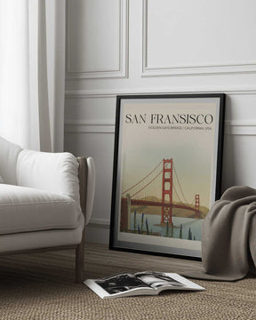 San Fransisco Travel Poster Poster