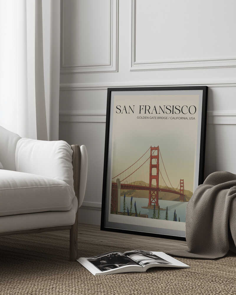 San Fransisco Travel Poster Poster