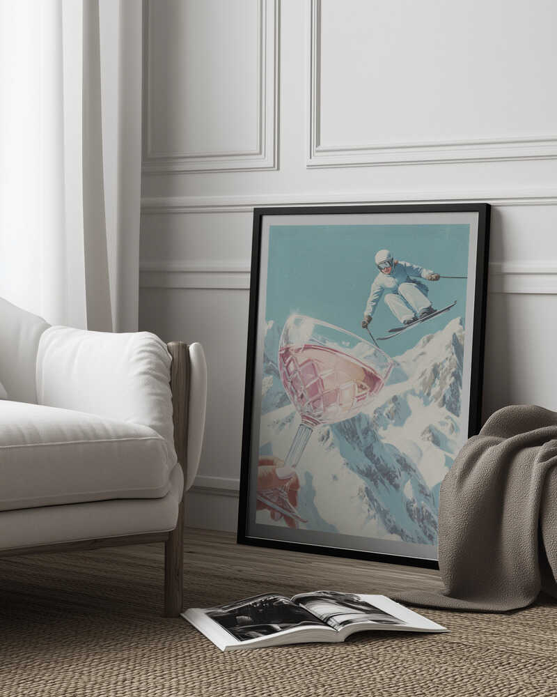 Sip and Ski Poster
