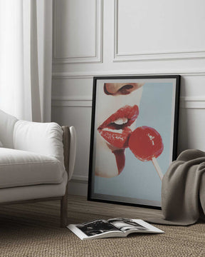 Red Lollipop Poster