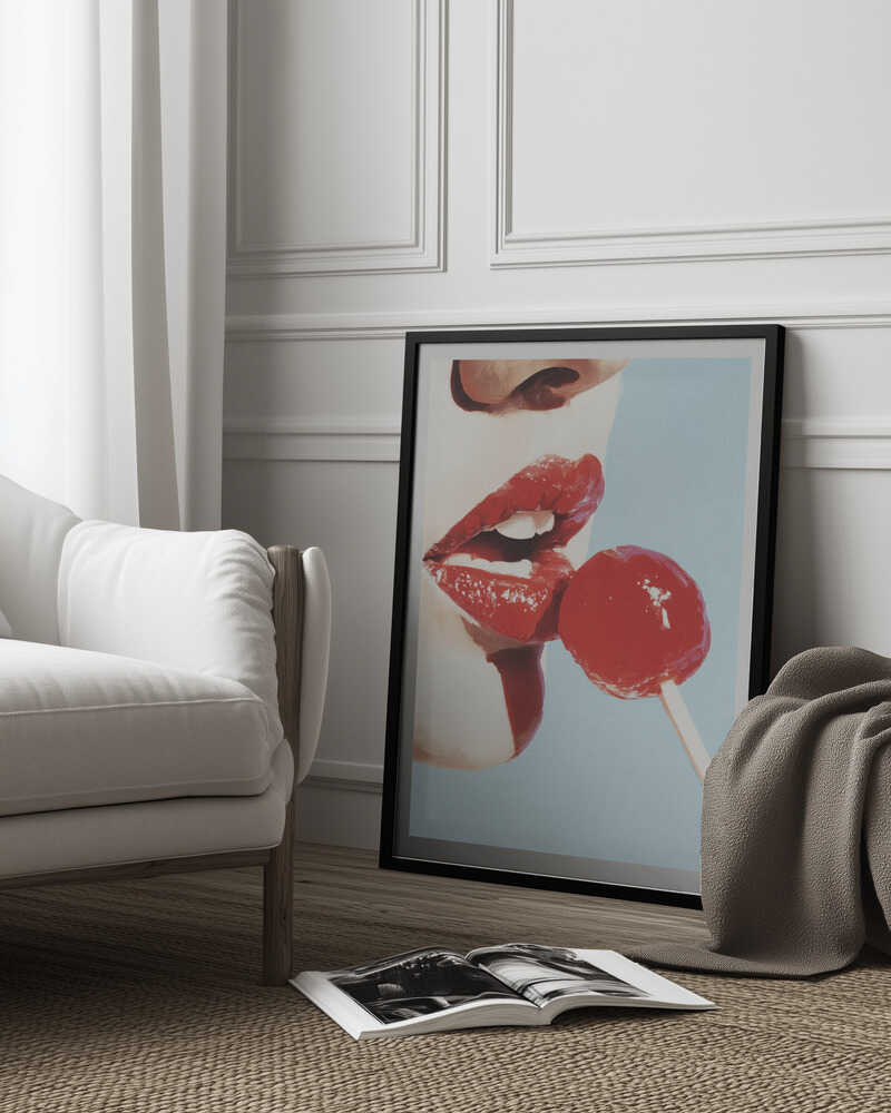 Red Lollipop Poster
