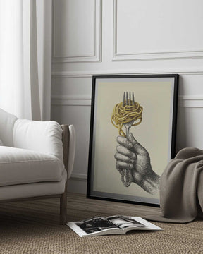 Spaghetti On a Fork Poster