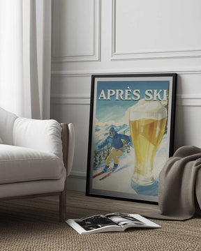 Apres Ski Retro Poster