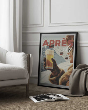 Apres Ski Alpine Poster