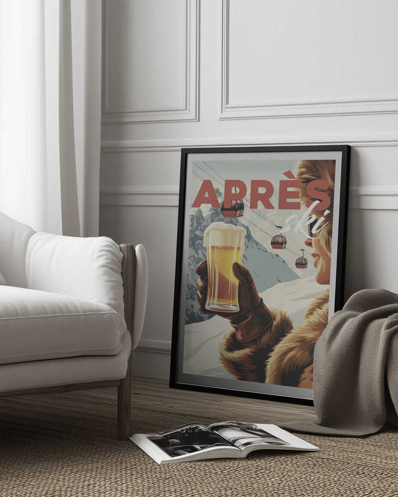 Apres Ski Alpine Poster