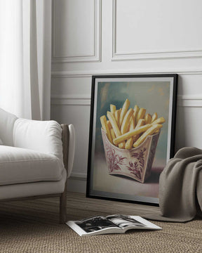Retro Fries Poster
