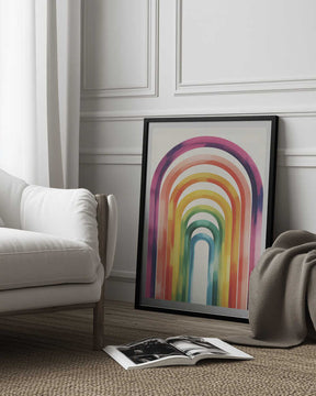 Colorful Arches Poster