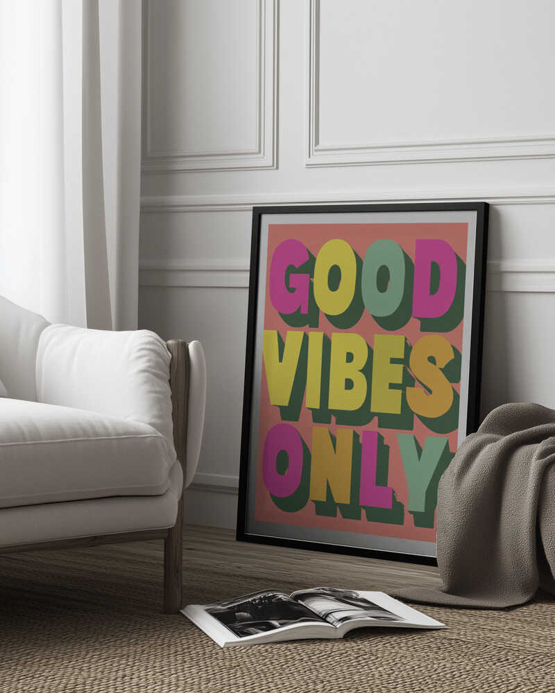 Good Vibes Only No 3 Poster