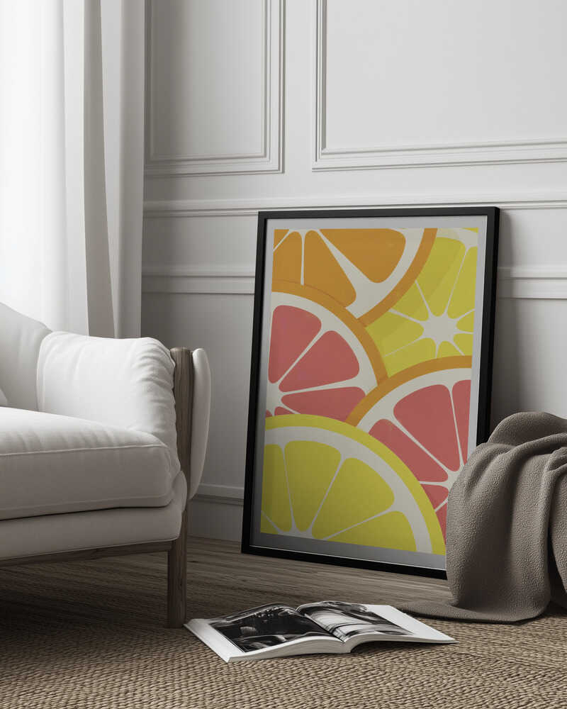 Citrus Slices Poster