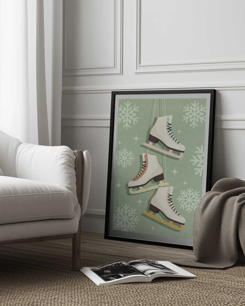 Three Skates Poster