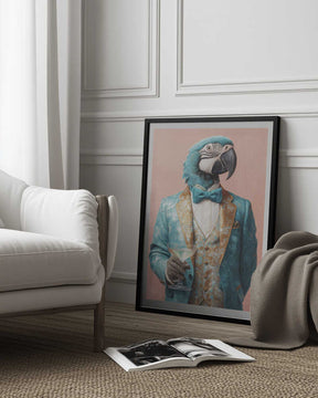 Parrot In Gala Jacket Poster