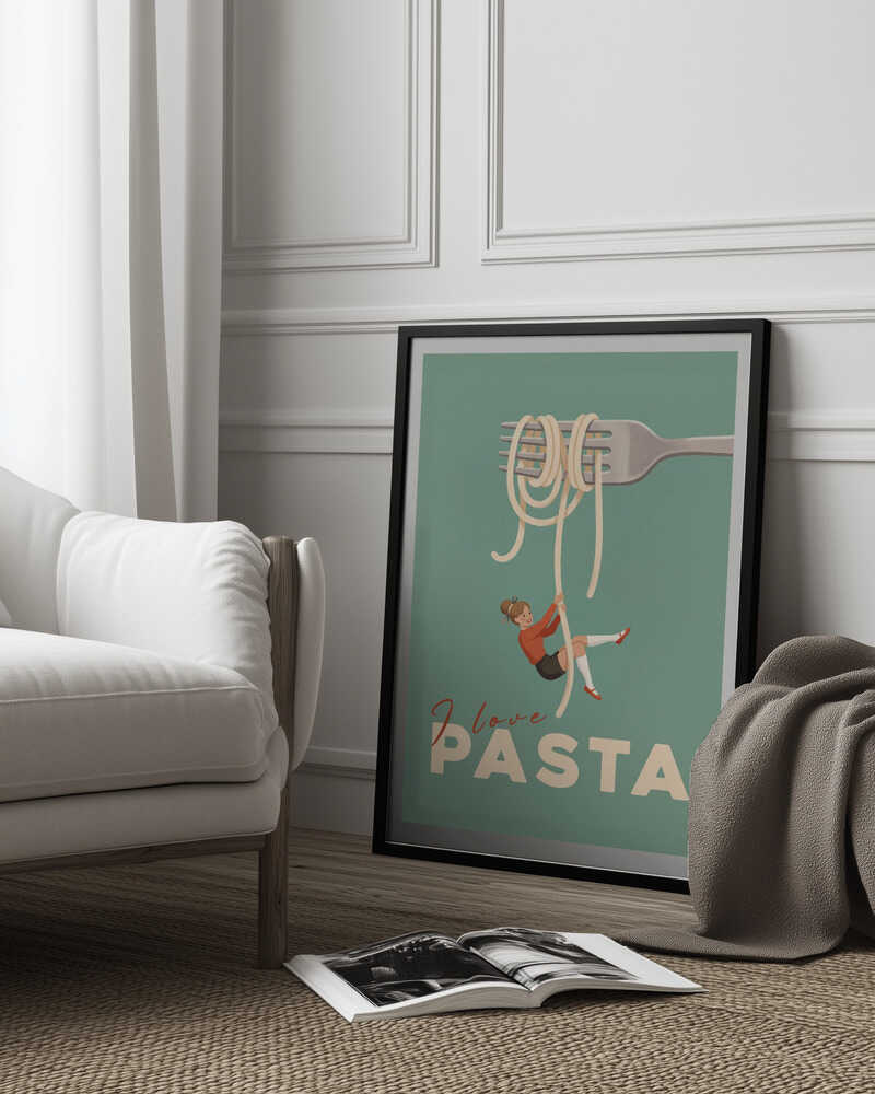 I Love Pasta Poster