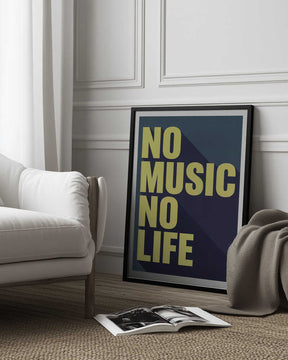No Music, No Life Poster