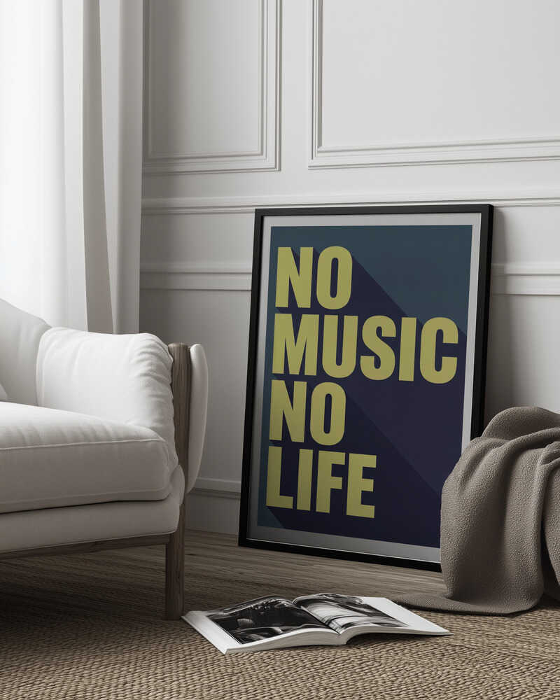 No Music, No Life Poster