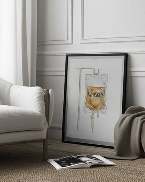 IV Whiskey Bag Poster
