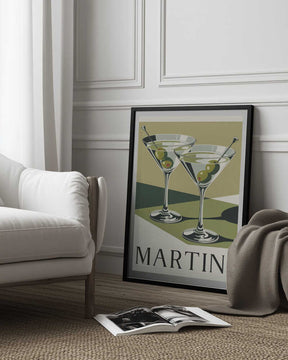 Martini Times Two Poster