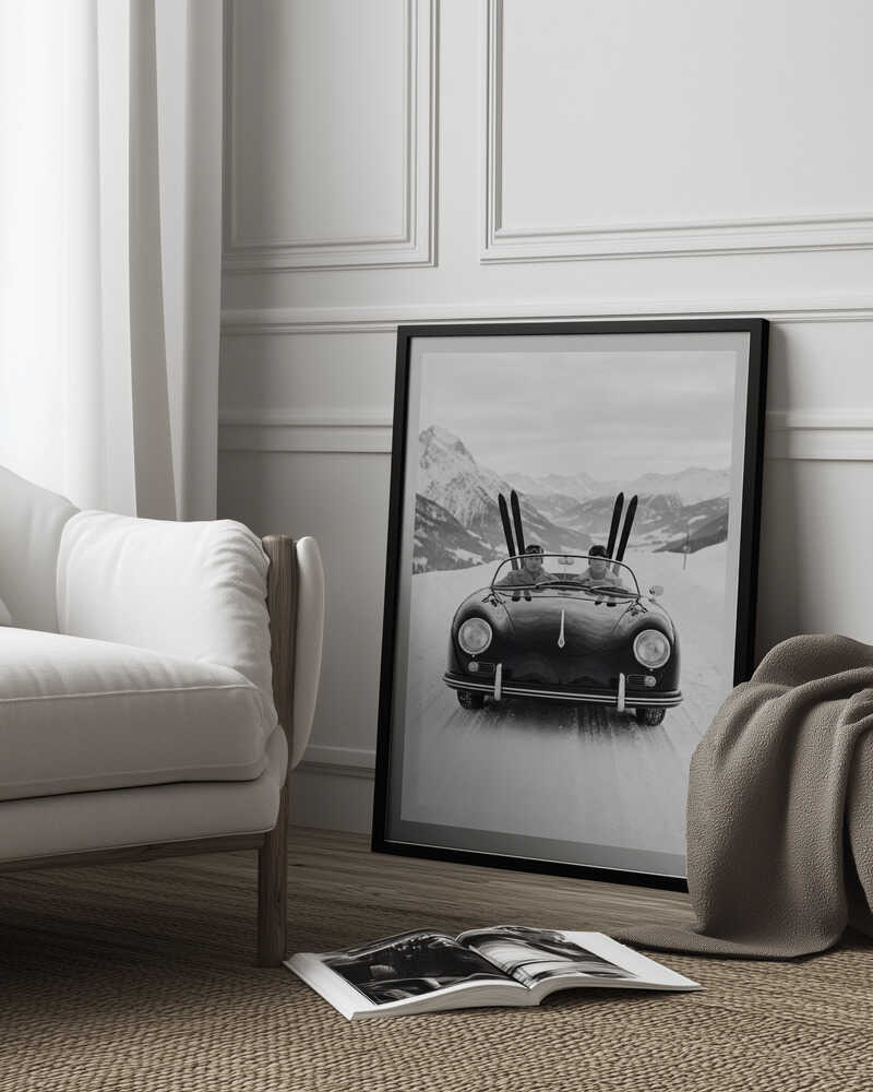 Driving In the Alps Poster