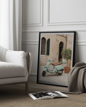Vespa In Italy Poster