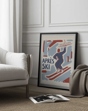 Apres Ski Waiter Poster