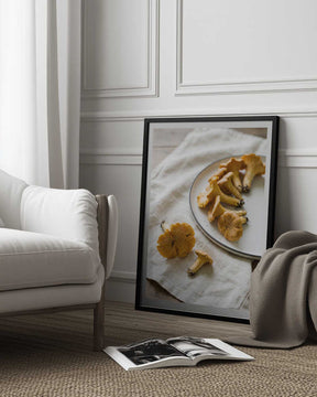 Chanterelle Mushrooms Poster