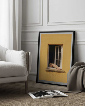 Reading By the Window Poster
