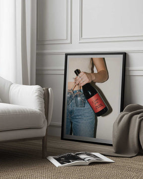 Love and a Bottle of Wine Poster