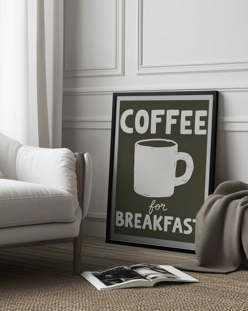 Coffee for Breakfast Poster