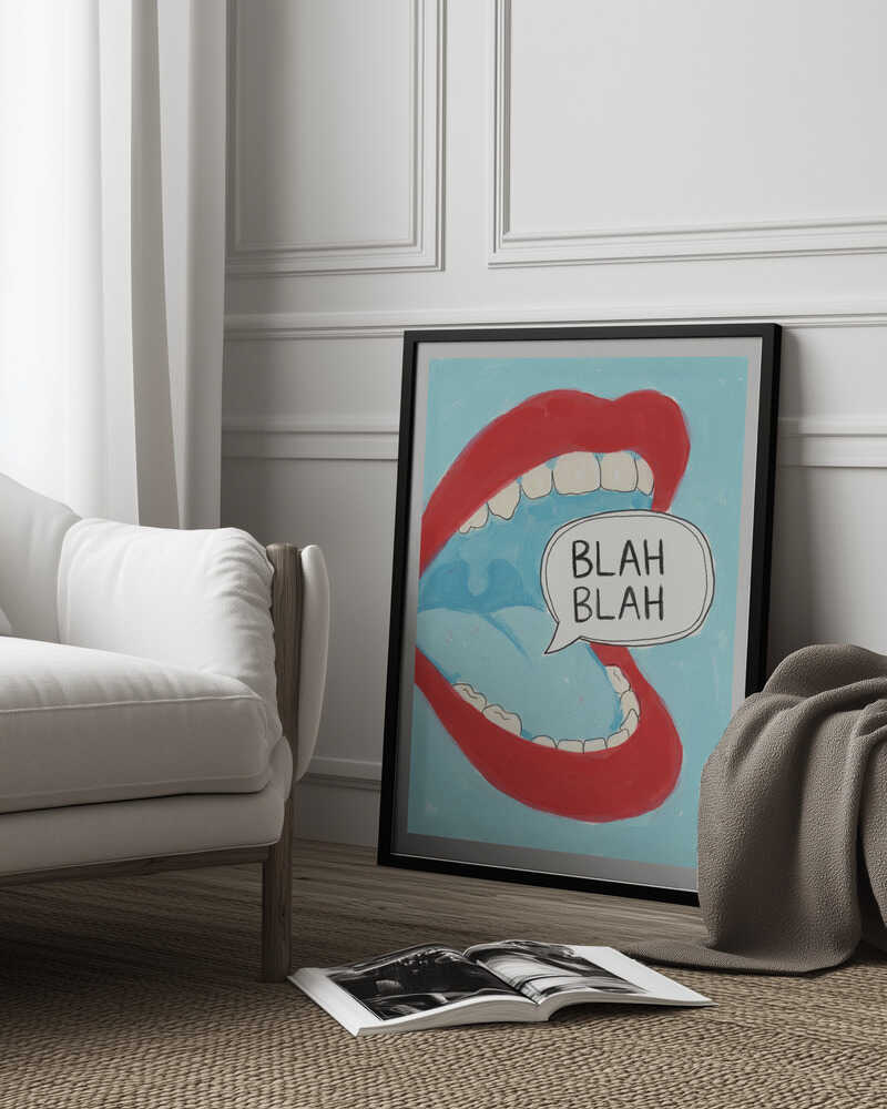 Blah Blah Poster