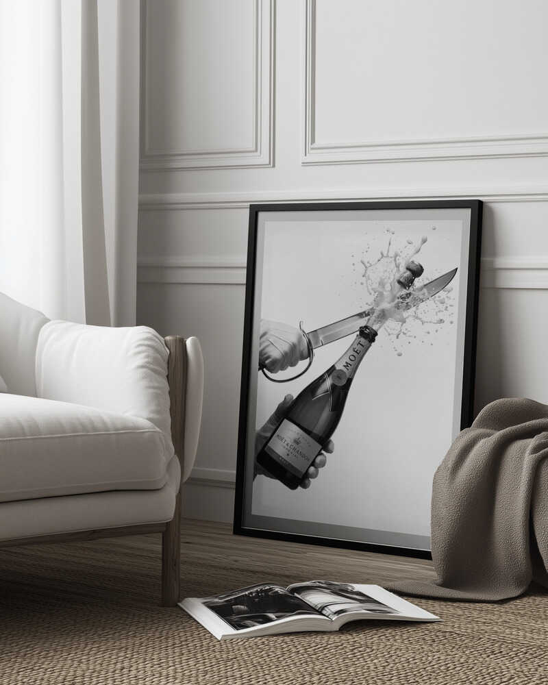 Sabering Champagne Poster