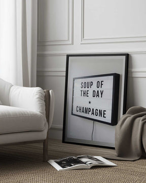 Soup of the Day Sign Poster