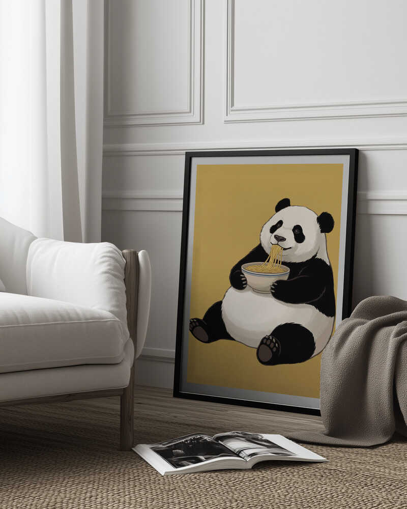 Noodle Panda Poster