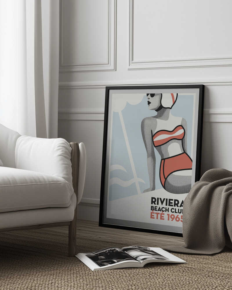 Riviera Beach Club Summer Poster