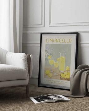 Limoncello Lemon Refreshment Poster