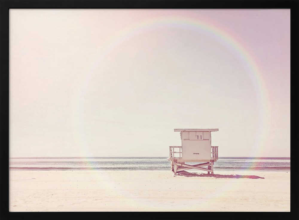Beach Hut Poster