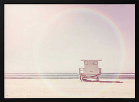 Beach Hut Poster