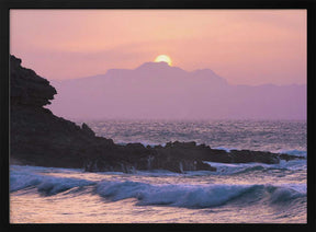 Purple Morning Poster