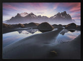 Glowing Vestrahorn Poster