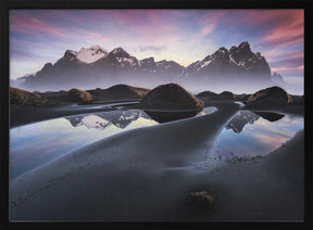 Glowing Vestrahorn Poster