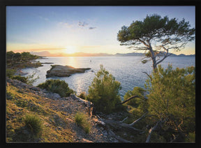 Mediterranean sunset Poster
