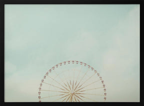 Paris Wheel Poster