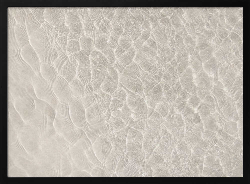 Ripples On Sand Poster
