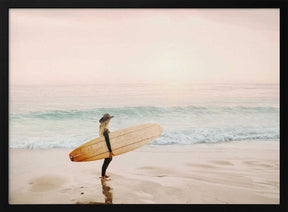 Surfer Cowgirl Poster