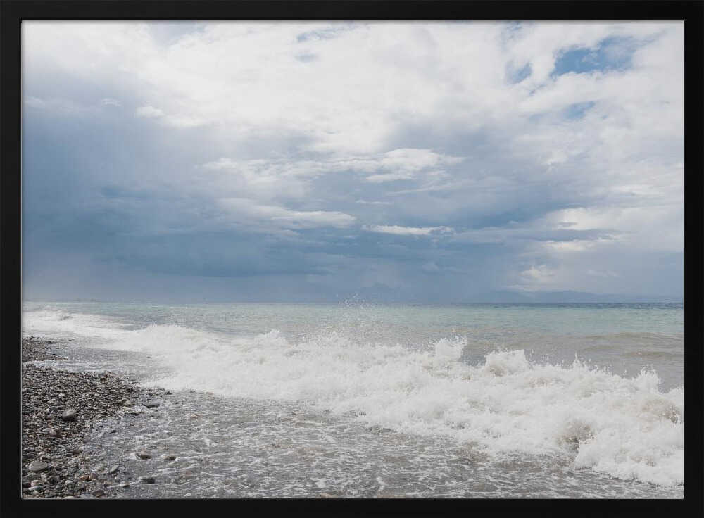 Waves at the coast Poster